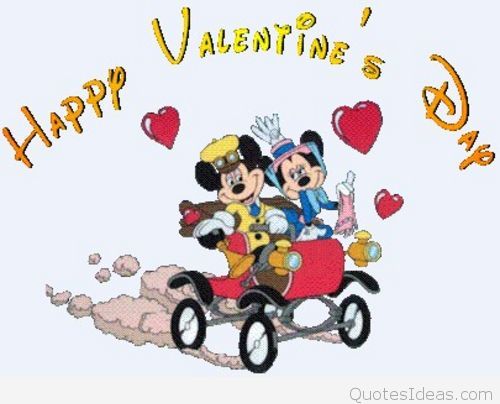 Happy valentines day disney clipart